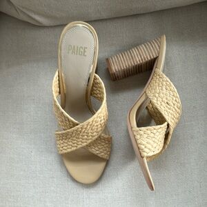 Never worn - new. Paige shoes